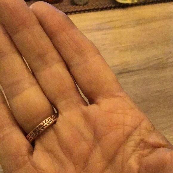 Ring, Agate and Copper Ring, Natural Stone, size 8, Handmade, Artisan, Statement - Picture 9 of 9